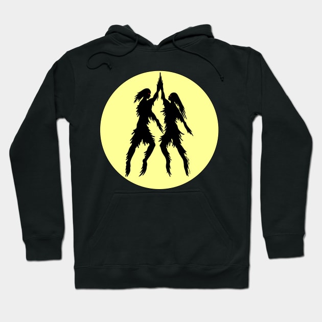 Dancing Shades Weird Artwork Hoodie by AzureLionProductions